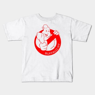 Buffalo Ghostbusters - Red Imprint Kids T-Shirt